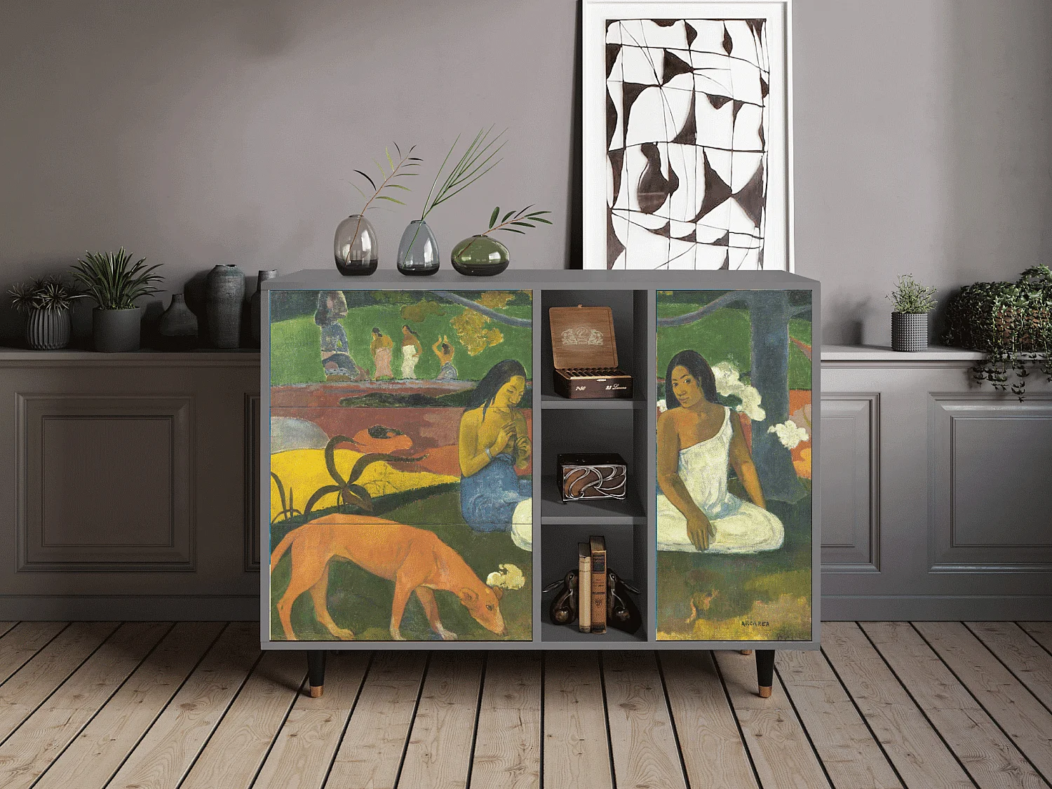 Buffet - 125x98x48 cm - BS2 - Arearea , Gris