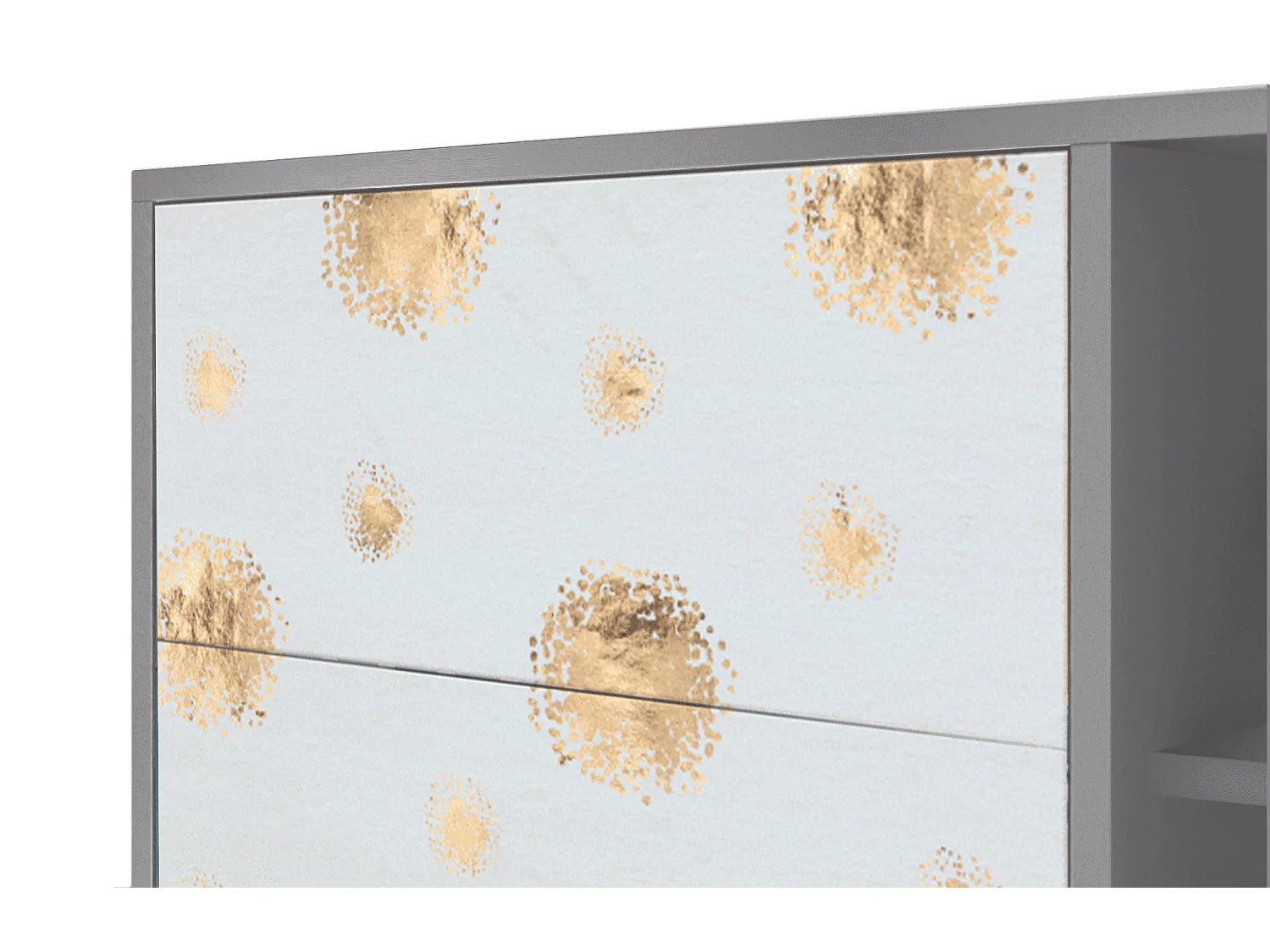 Dressoir - 125x98x48 cm - BS2 - Sky Latte, Grijs