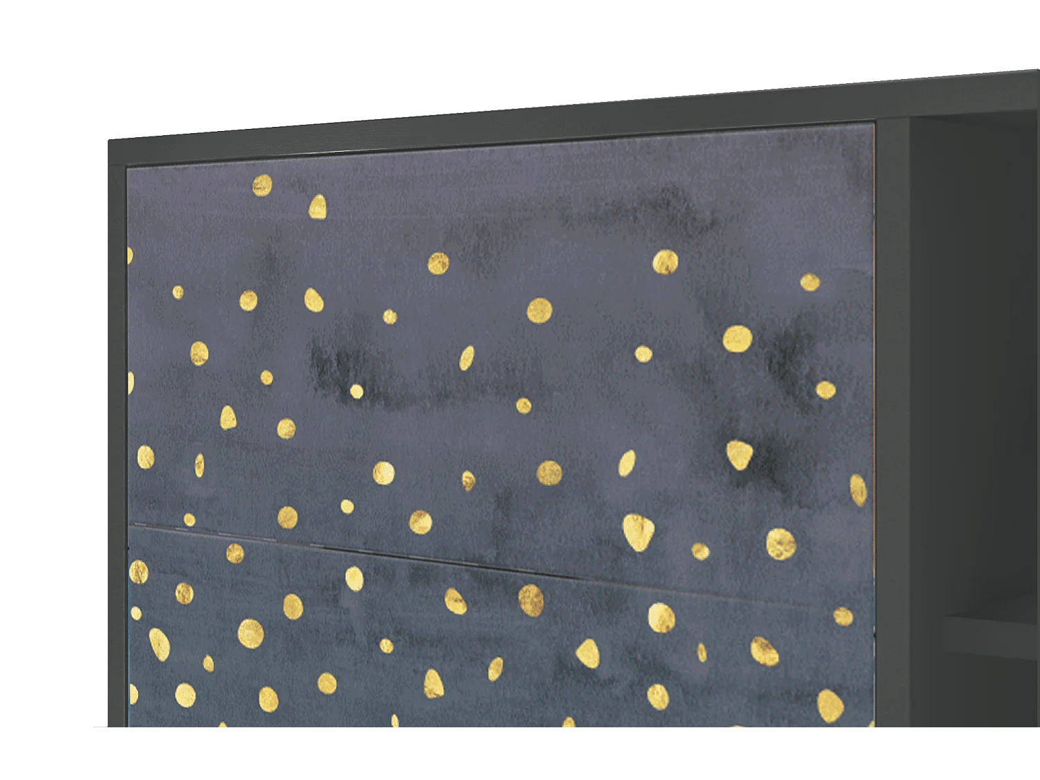 Aparador - 125x98x48 cm - BS2 - Foggy Lights, Antracita