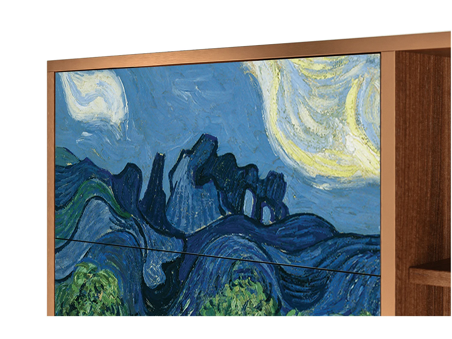Credenza - 125x98x48 cm - BS2 - The Oil Trees, Noce