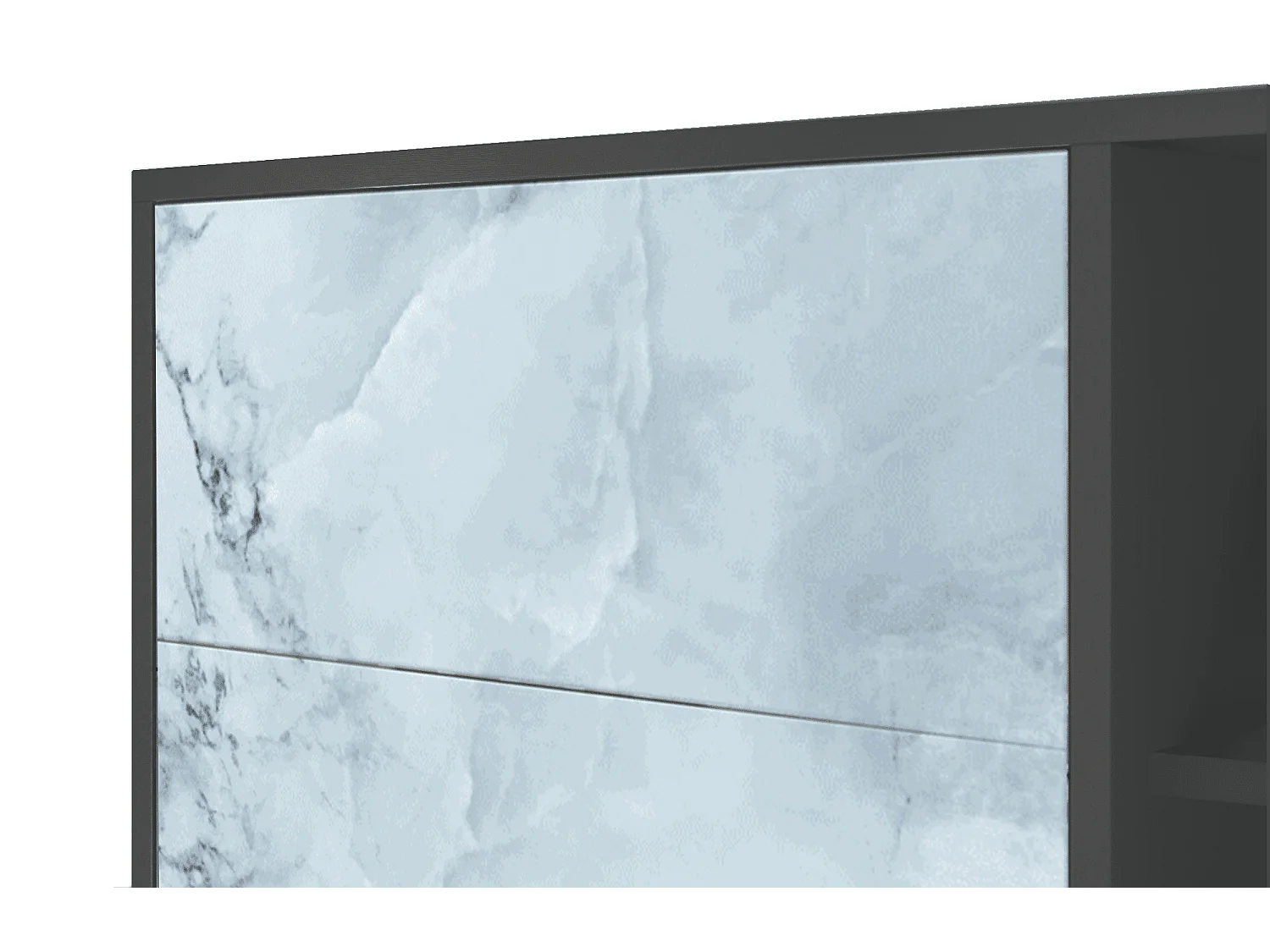 Buffet - 125x98x48 cm - BS2 - Glacial Colour, Anthracite