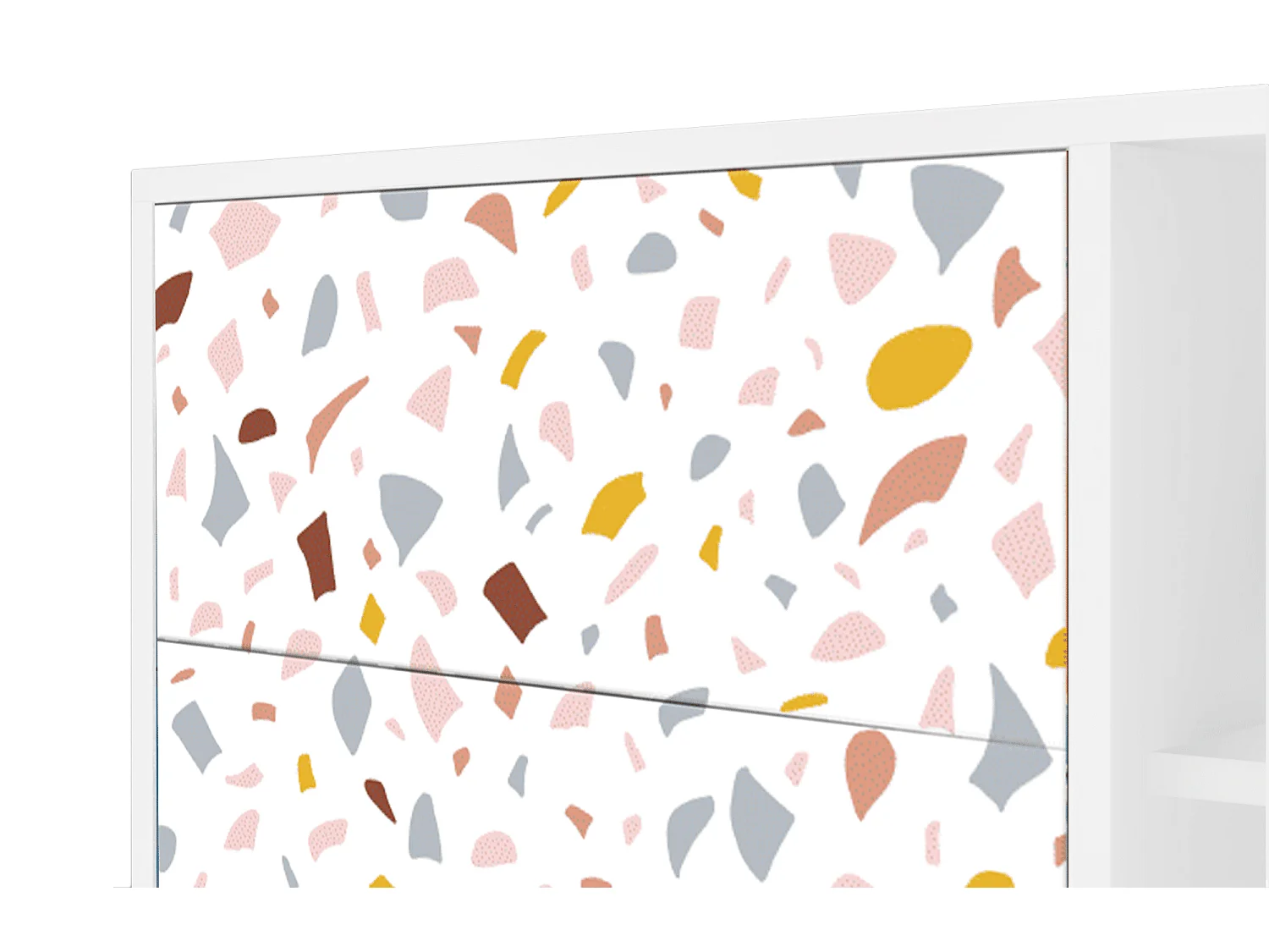 Aparador - 125x98x48 cm - BS2 - Marmelade Cheese, Blanco