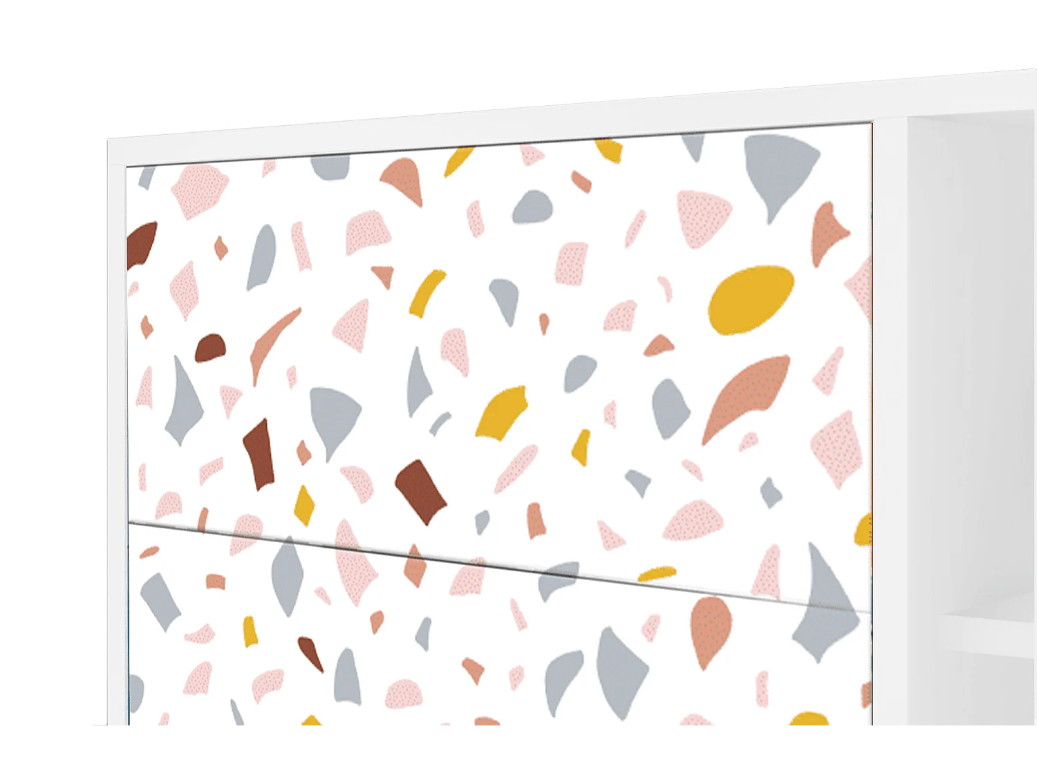 Buffet - 125x98x48 cm - BS2 - Marmelade Cheese, Blanc