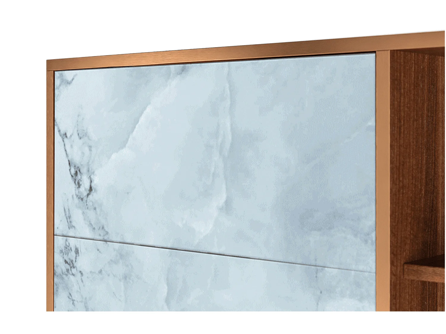 Dressoir - 125x98x48 cm - BS2 - Glacial Colour, Walnoot