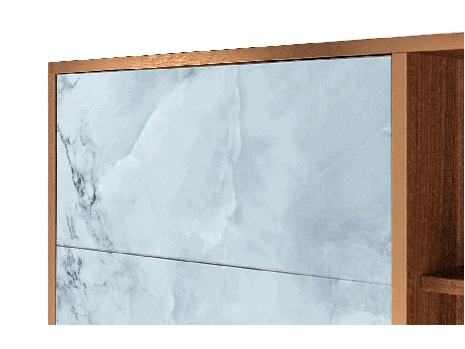 Buffet - 125x98x48 cm - BS2 - Glacial Colour, Noyer