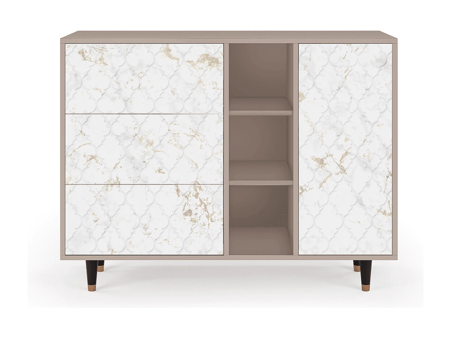 Buffet - 125x98x48 cm - BS2 - Sweet Cotton, Latte