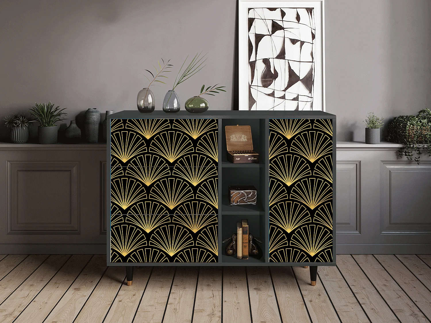Credenza - 125x98x48 cm - BS2 - Bird of Juno, Antracite
