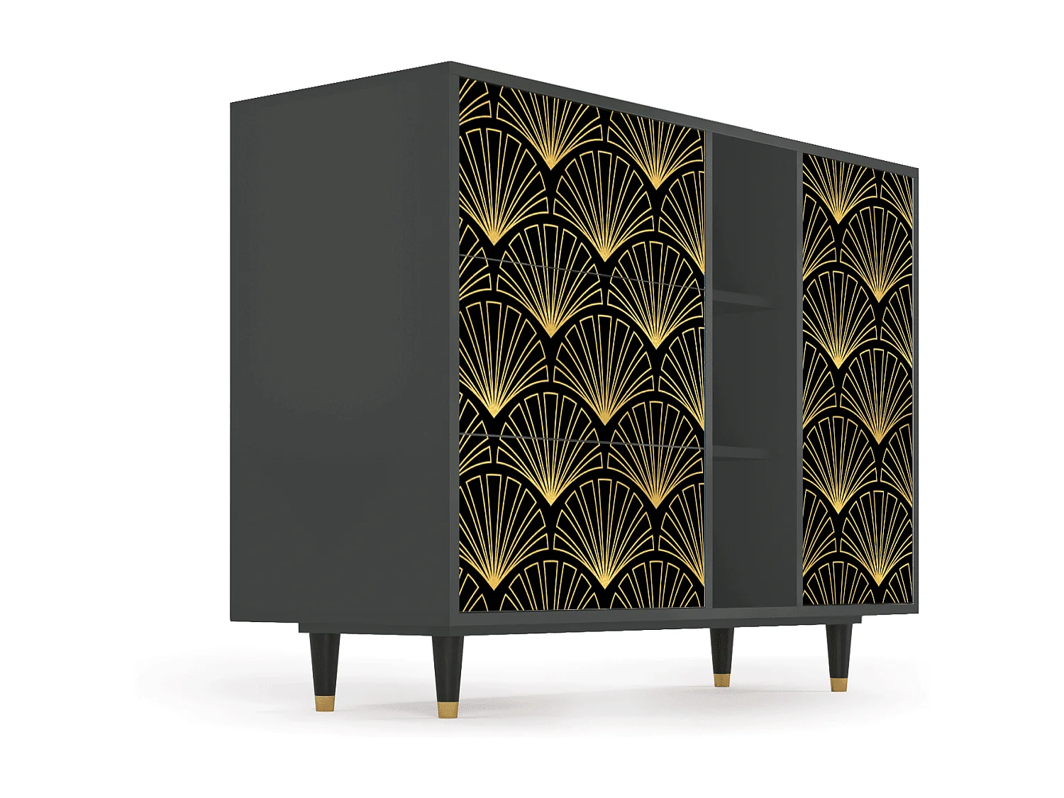 Credenza - 125x98x48 cm - BS2 - Bird of Juno, Antracite