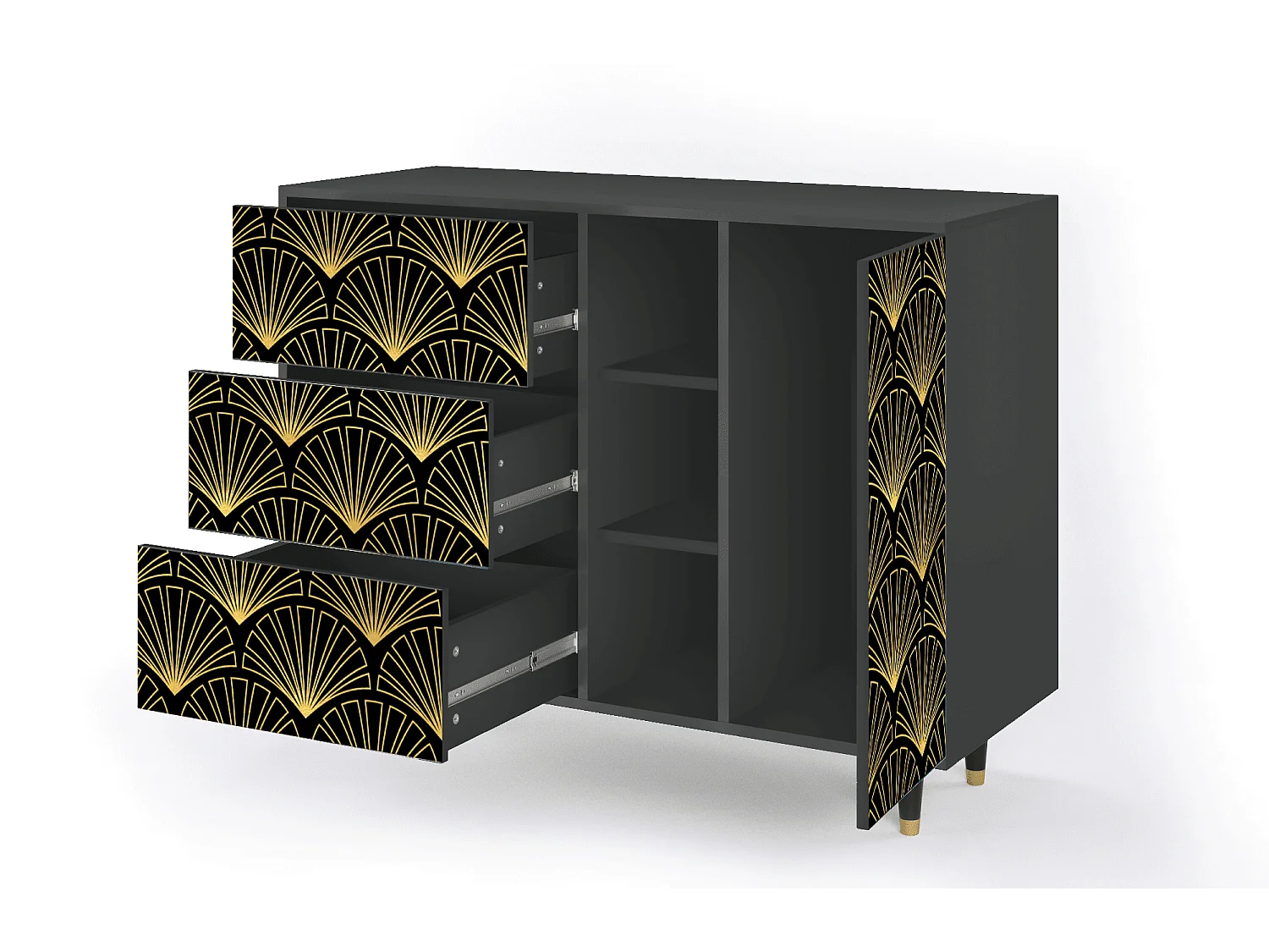 Credenza - 125x98x48 cm - BS2 - Bird of Juno, Antracite