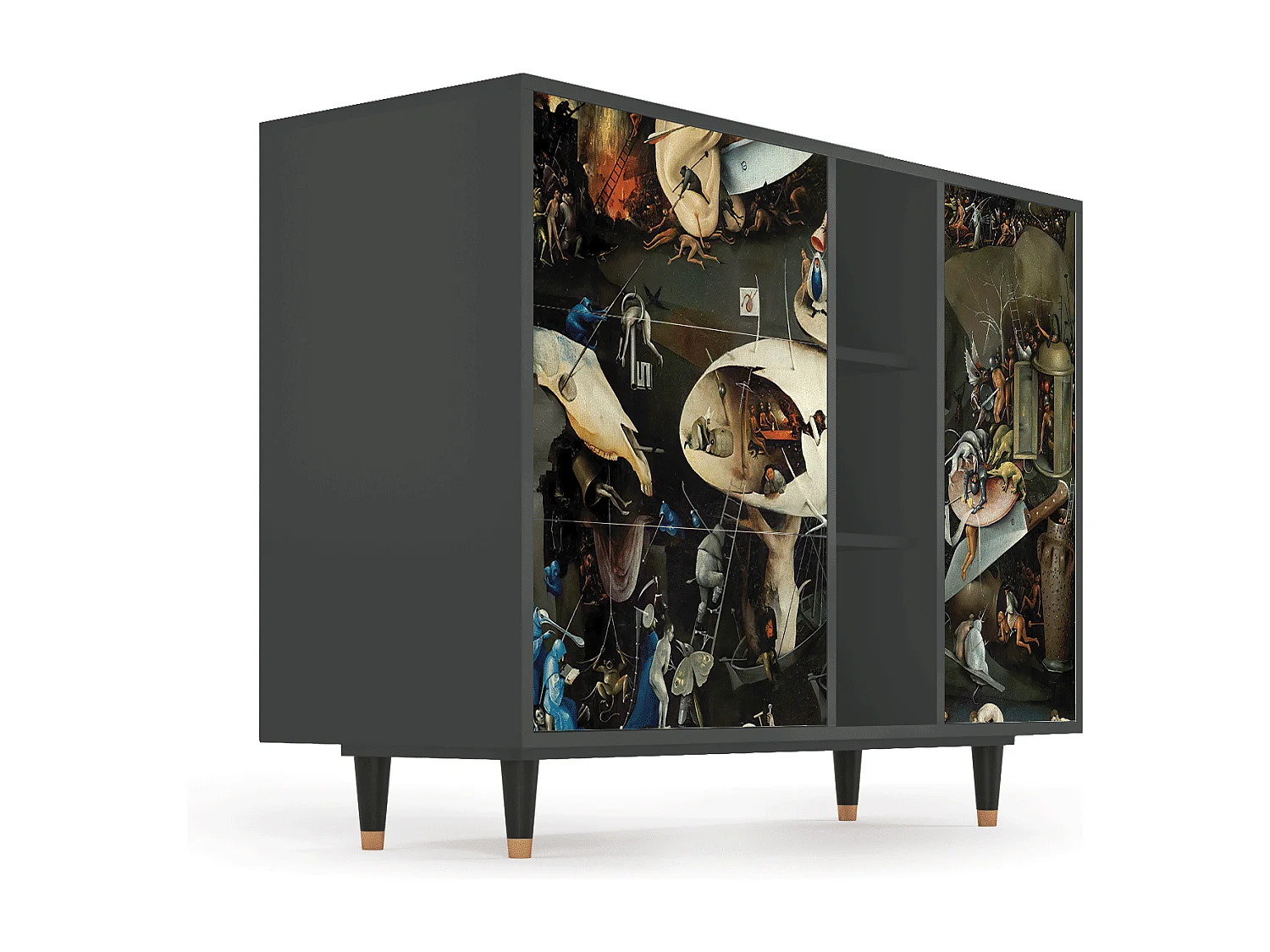 Buffet - 125x98x48 cm - BS2 - The Garden 2, Anthracite