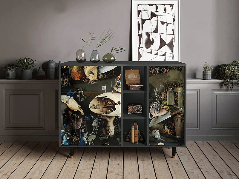 Buffet - 125x98x48 cm - BS2 - The Garden 2, Anthracite