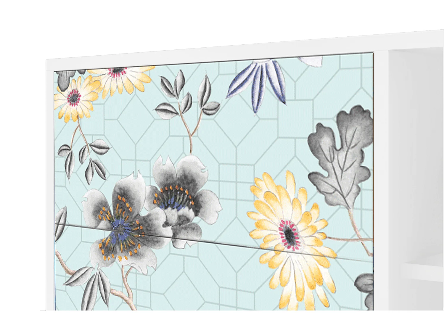 Aparador - 125x98x48 cm - BS2 - Sky Garden, Branco