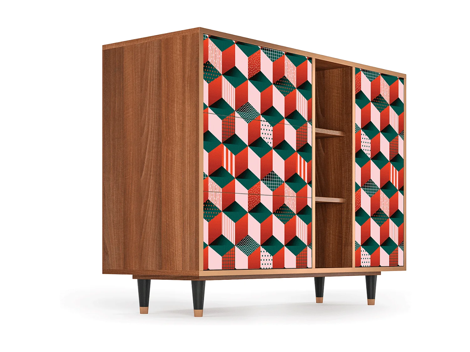 Buffet - 125x98x48 cm - BS2 - Pepsi-Cola, Noyer