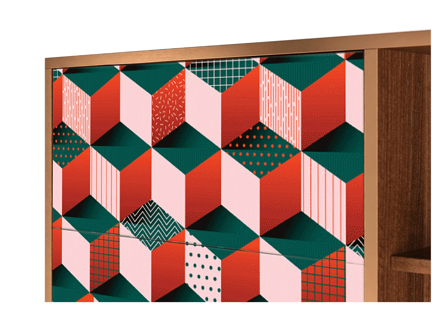 Buffet - 125x98x48 cm - BS2 - Pepsi-Cola, Noyer