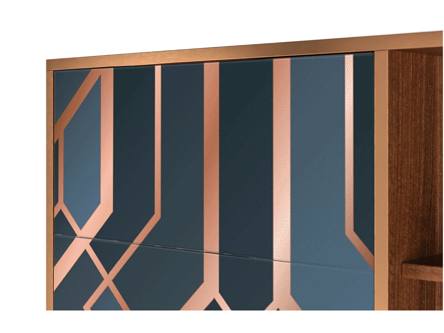 Kredens - 125x98x48 cm - BS2 - Ashy 1920', Orzech