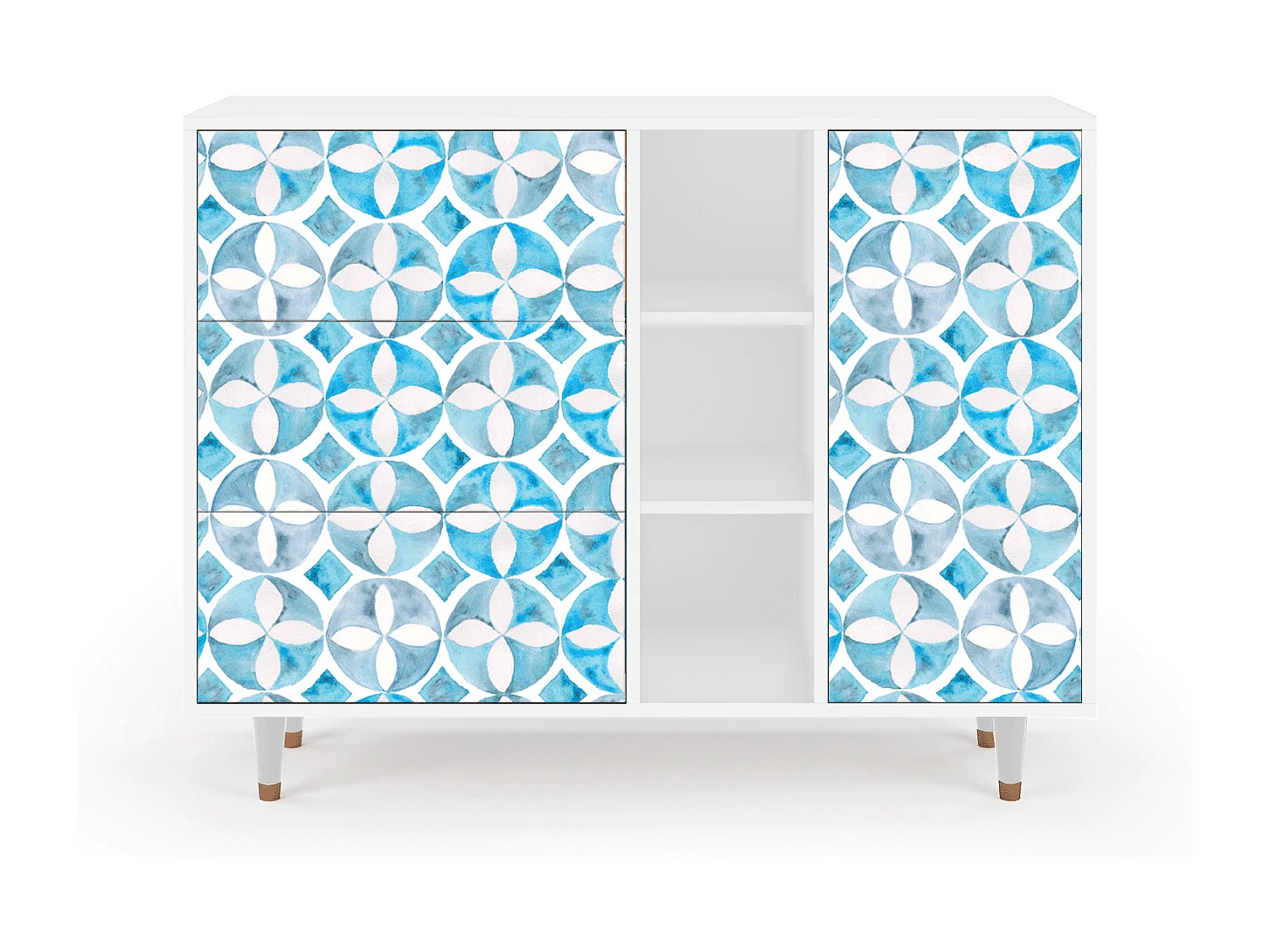 Buffet - 125x98x48 cm - BS2 - Porto Mood, Blanc