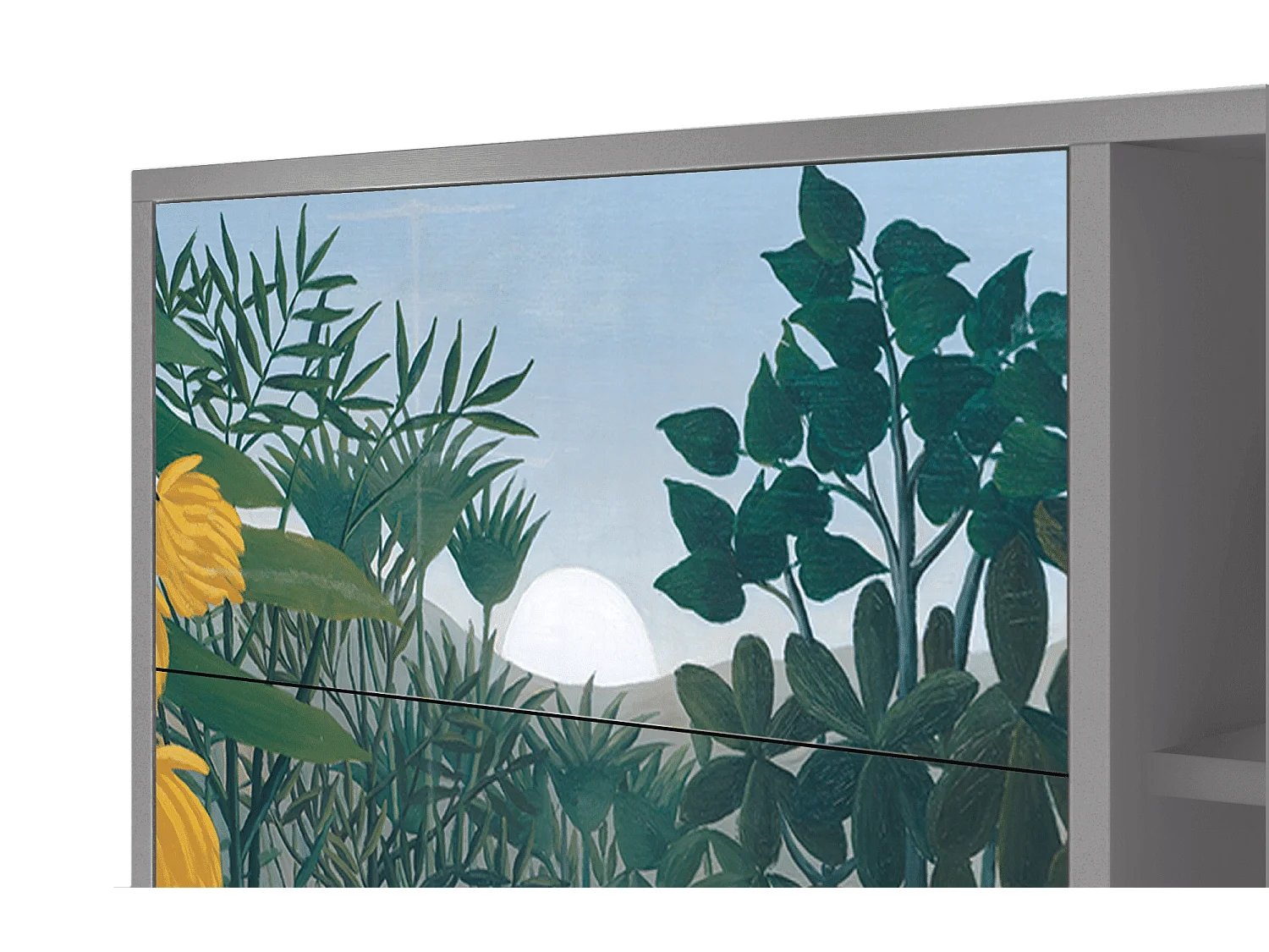 Sideboard - 125x98x48 cm - BS2 - The Repast of the Lion, Grau