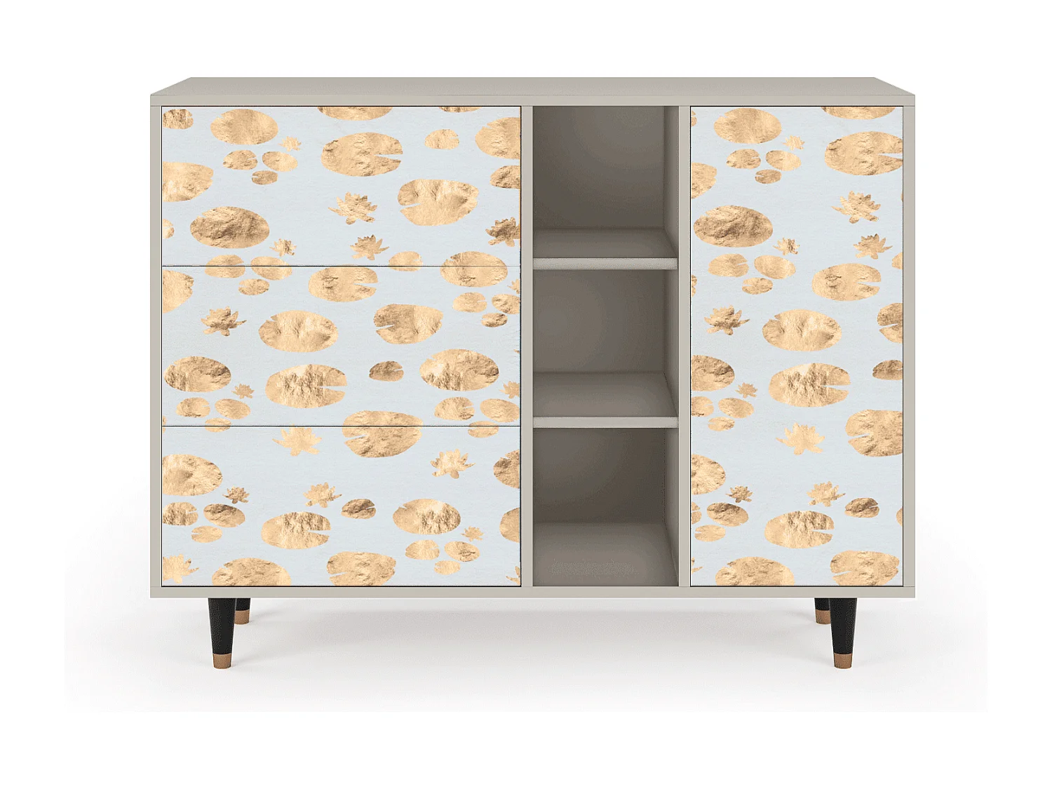 Dressoir - 125x98x48 cm - BS2 - Blue Giraffe, Zand