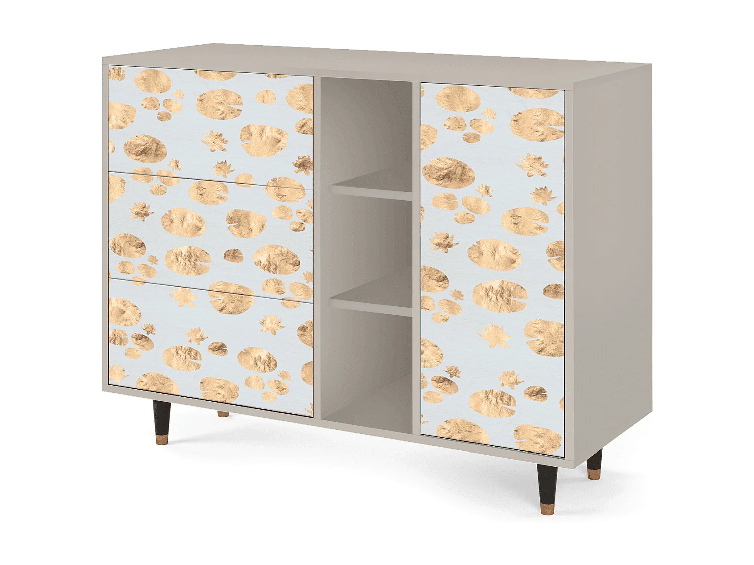 Dressoir - 125x98x48 cm - BS2 - Blue Giraffe, Zand