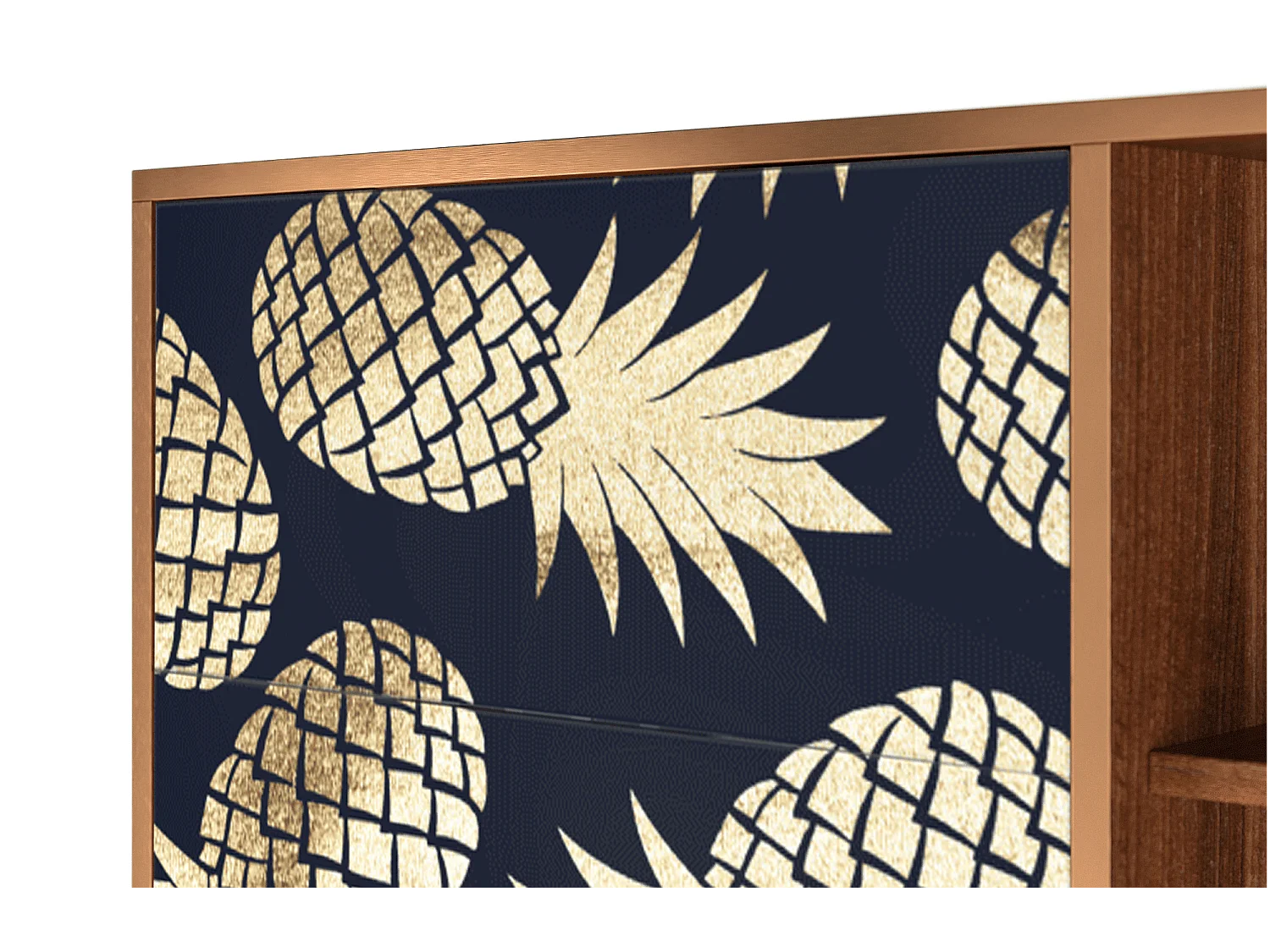 Credenza - 125x98x48 cm - BS2 - Sunny Pineaple, Noce