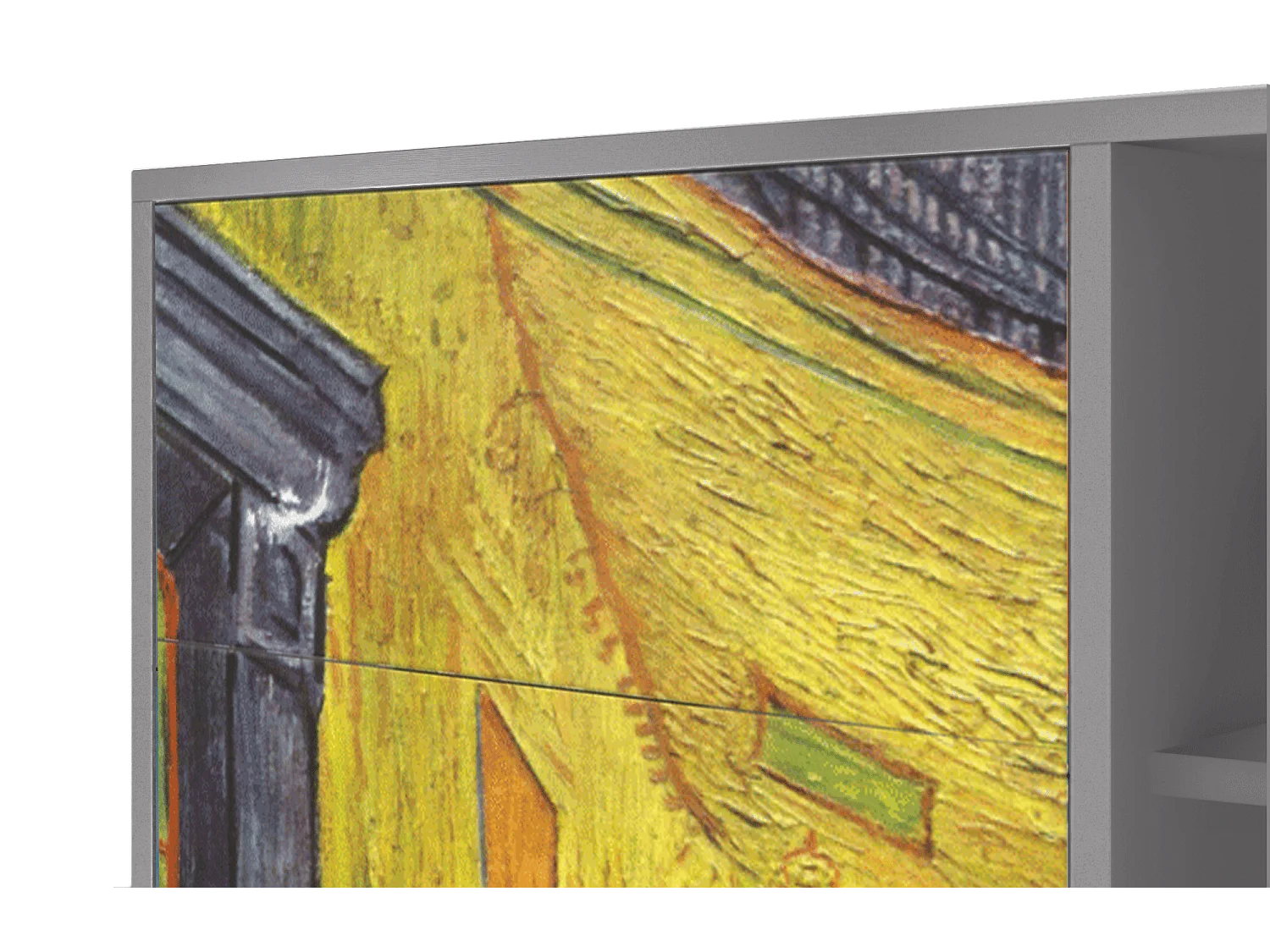 Buffet - 125x98x48 cm - BS2 - Café Terrace at Night, Gris