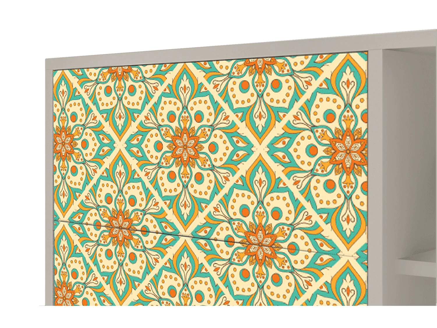 Buffet - 125x98x48 cm - BS2 - Hindu Daisy, Sable