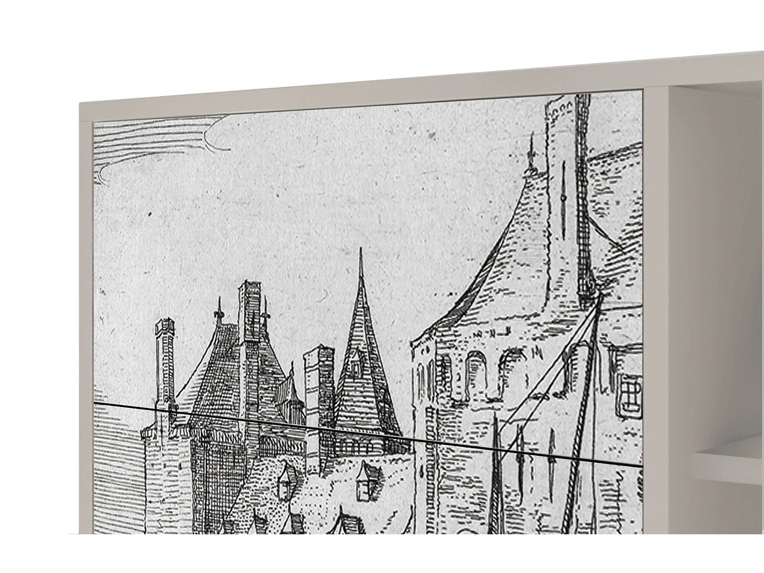 Buffet - 125x98x48 cm - BS2 - Castle by Breugel, Sable