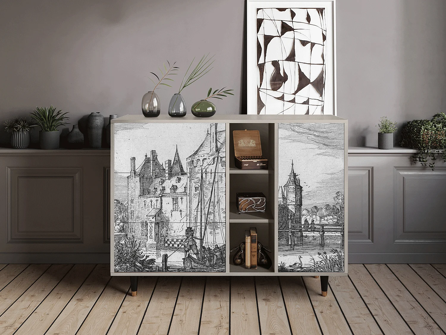 Buffet - 125x98x48 cm - BS2 - Castle by Breugel, Sable