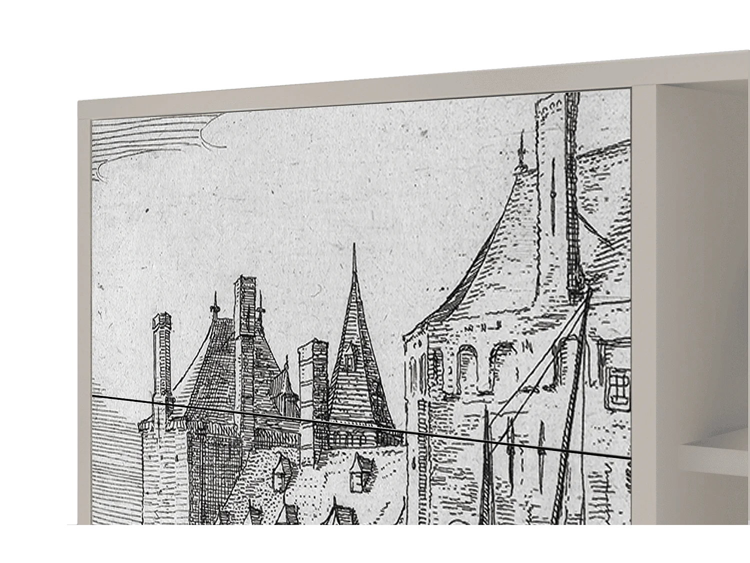 Buffet - 125x98x48 cm - BS2 - Castle by Breugel, Sable