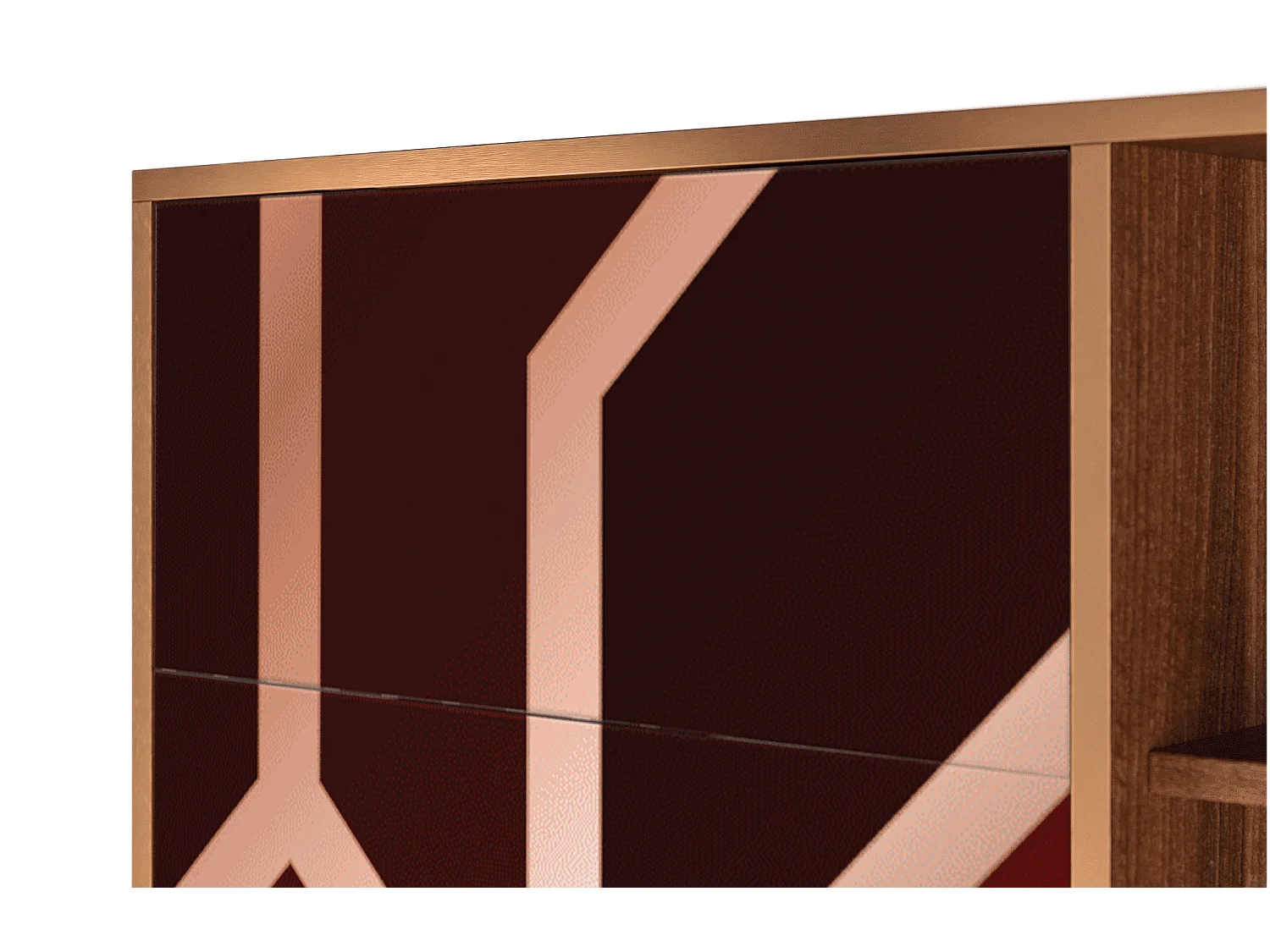 Dressoir - 125x98x48 cm - BS2 - Velvet 1920's, Walnoot