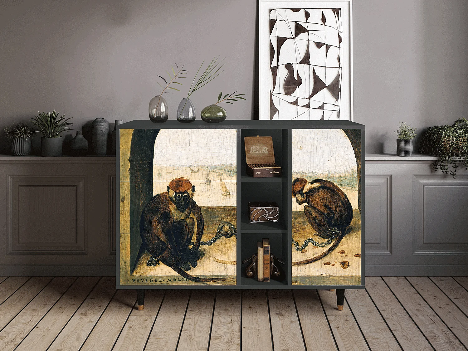 Aparador - 125x98x48 cm - BS2 - Two Monkeys, Antracite