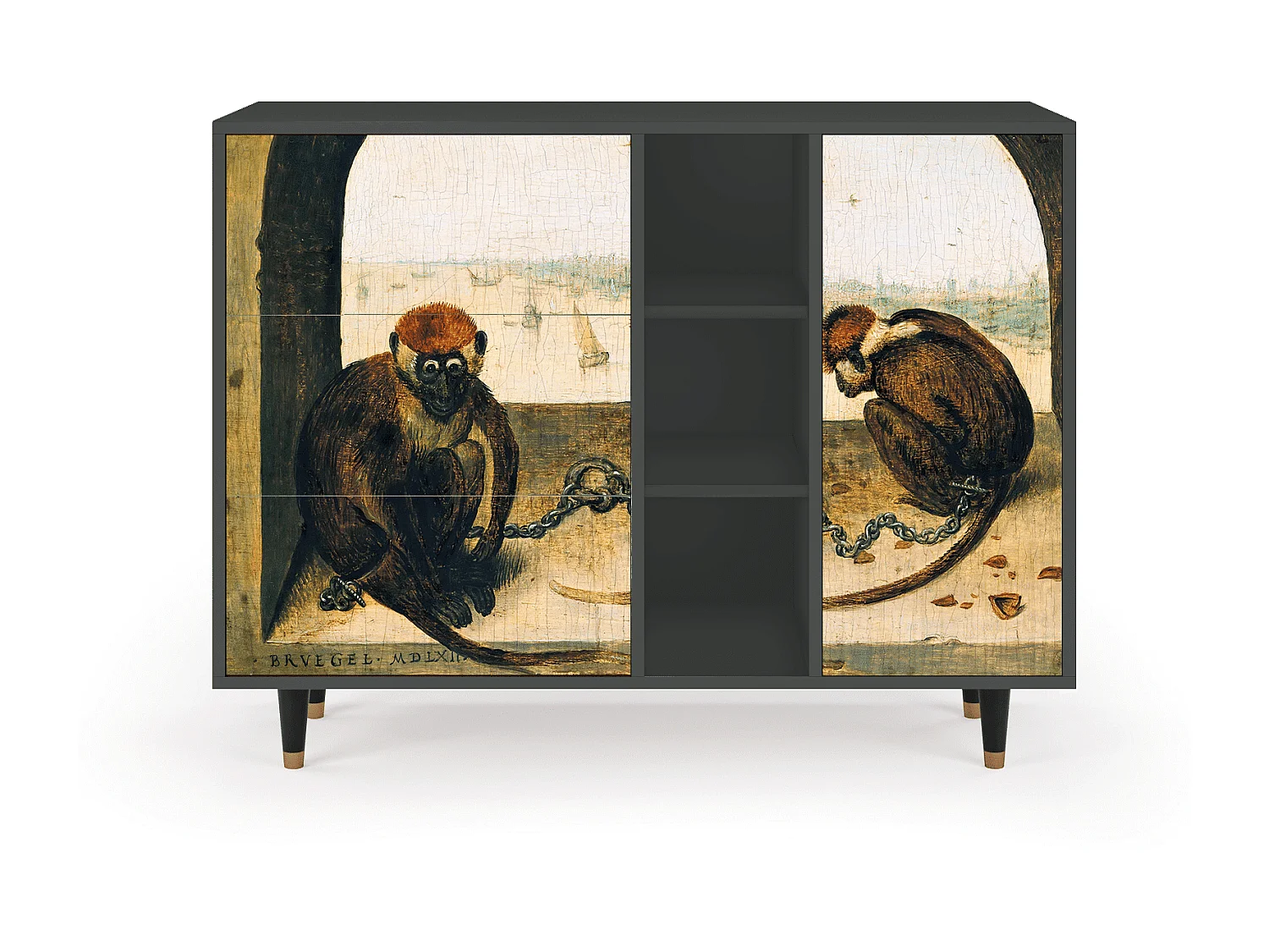 Aparador - 125x98x48 cm - BS2 - Two Monkeys, Antracite