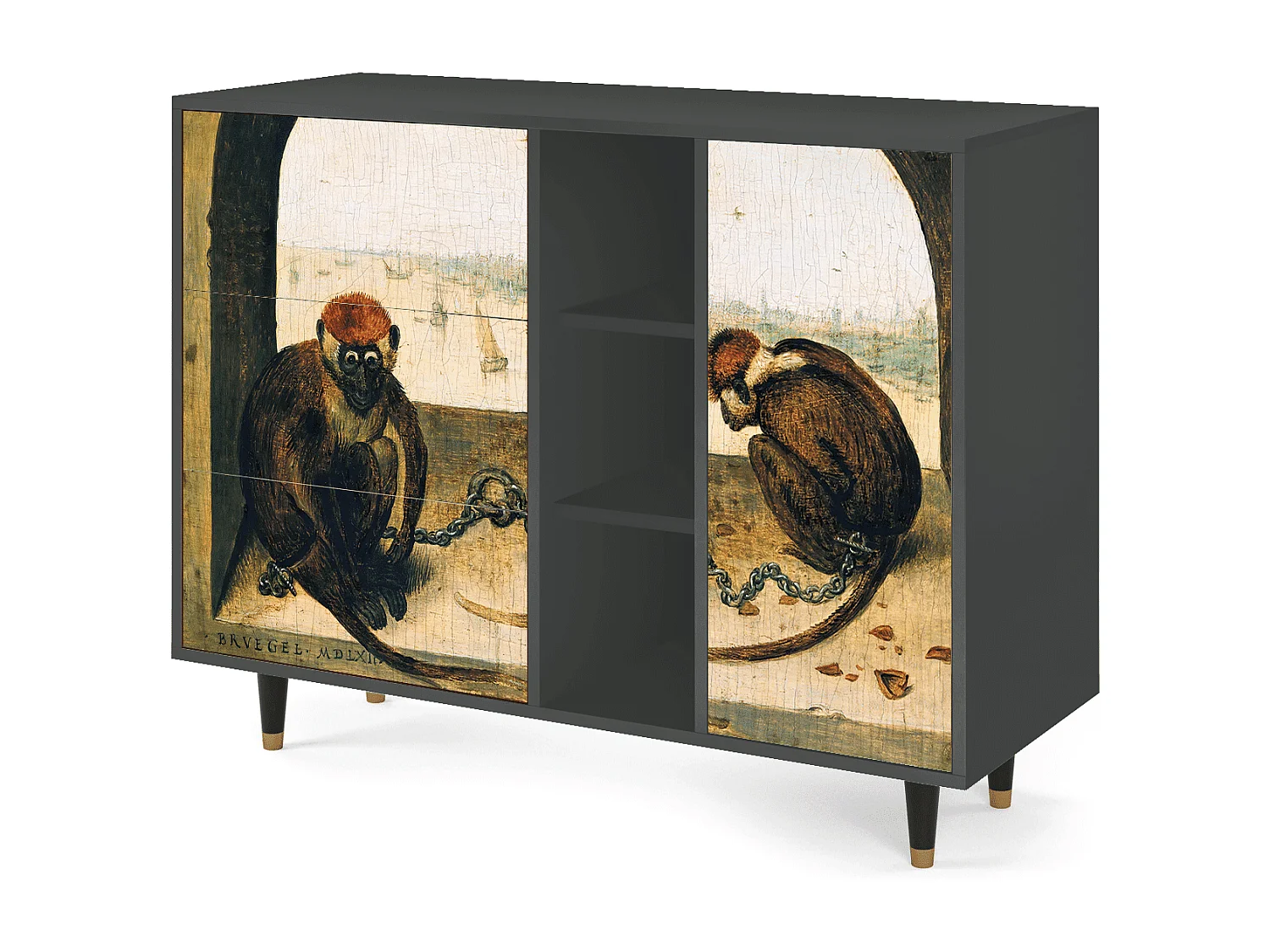 Aparador - 125x98x48 cm - BS2 - Two Monkeys, Antracite