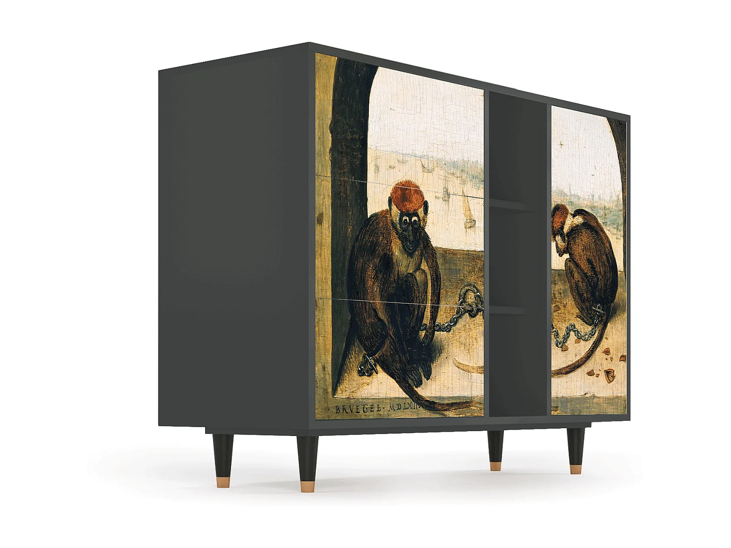 Aparador - 125x98x48 cm - BS2 - Two Monkeys, Antracite