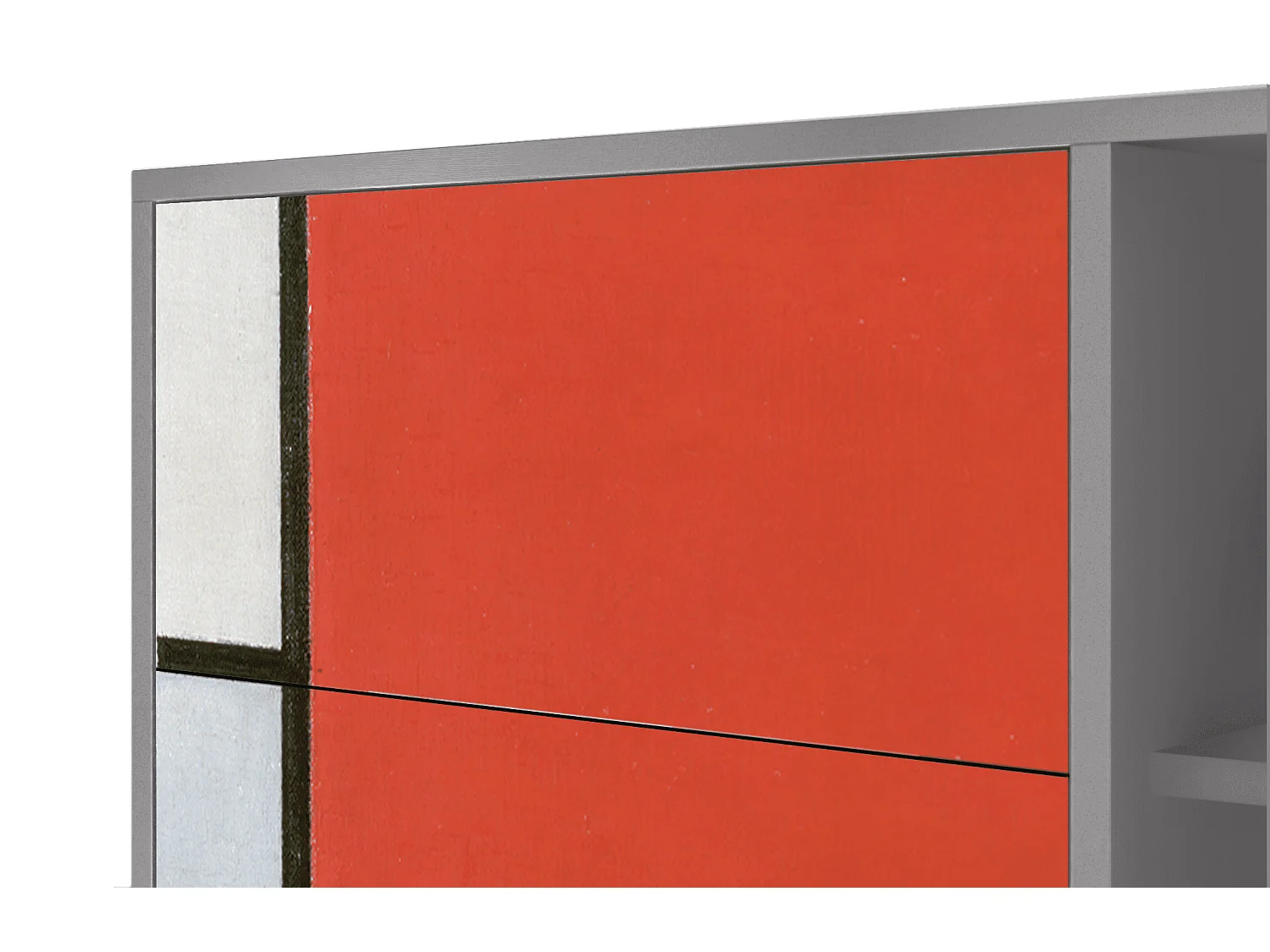 Kredens - 125x98x48 cm - BS2 - Composition, Szary