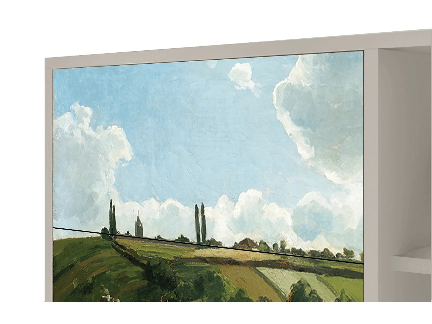 Buffet - 125x98x48 cm - BS2 - Jalais Hill by Pissarro, Sable