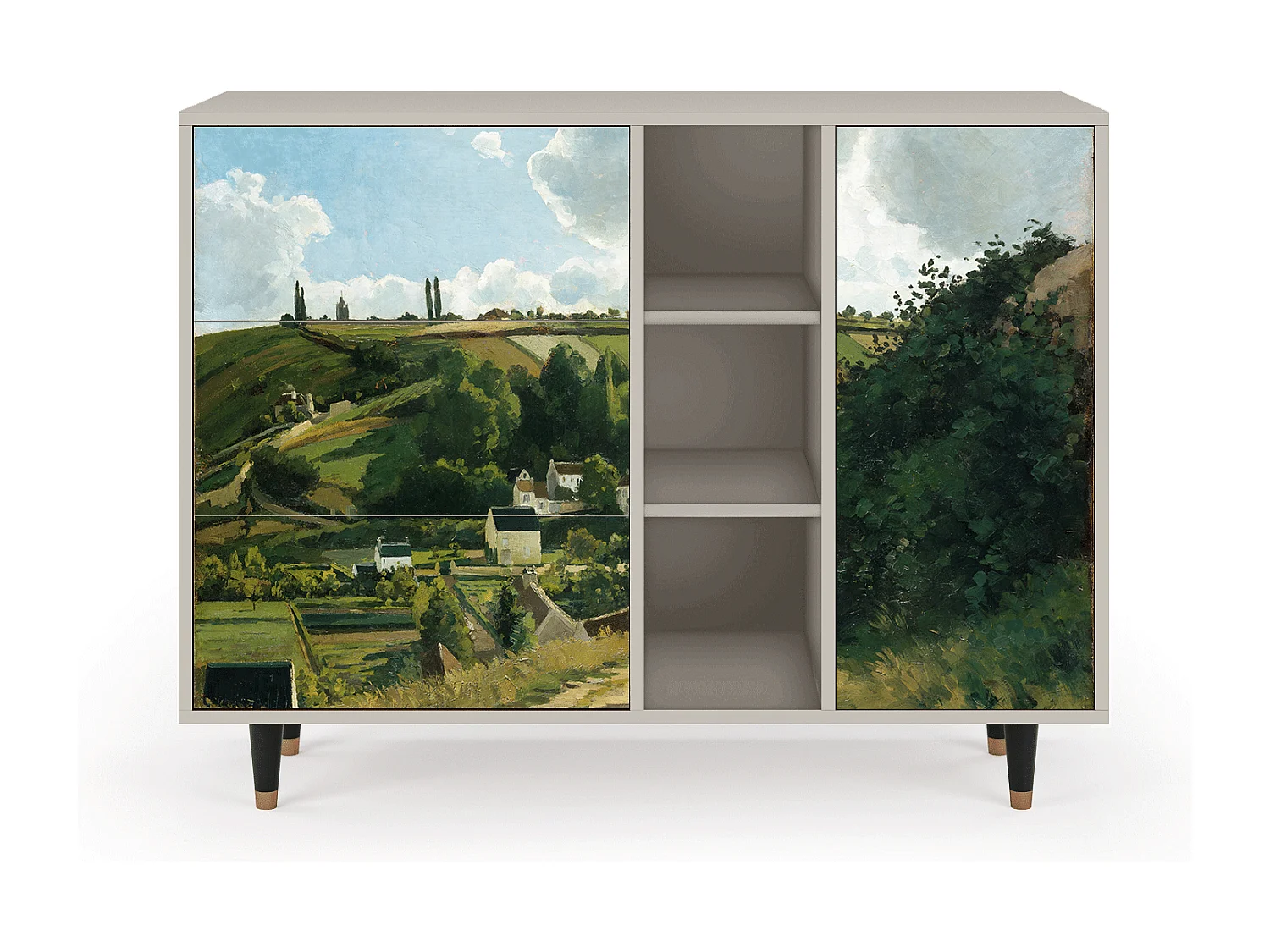 Dressoir - 125x98x48 cm - BS2 - Jalais Hill by Pissarro, Zand