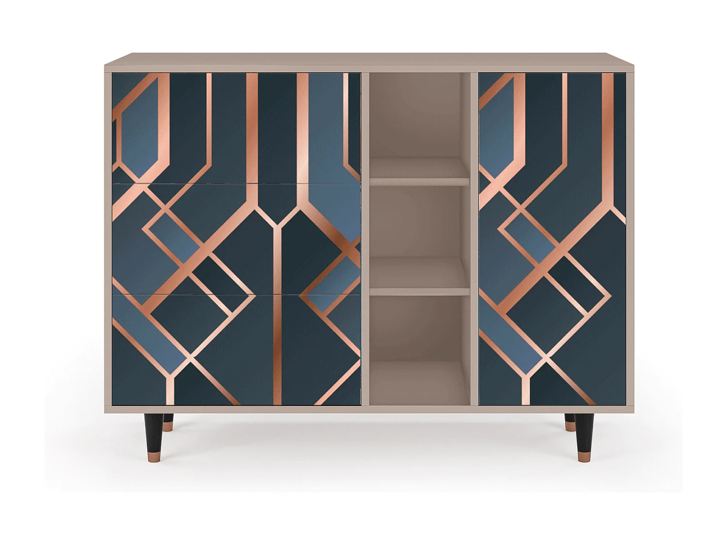 Dressoir - 125x98x48 cm - BS2 - Ashy 1920', Latte