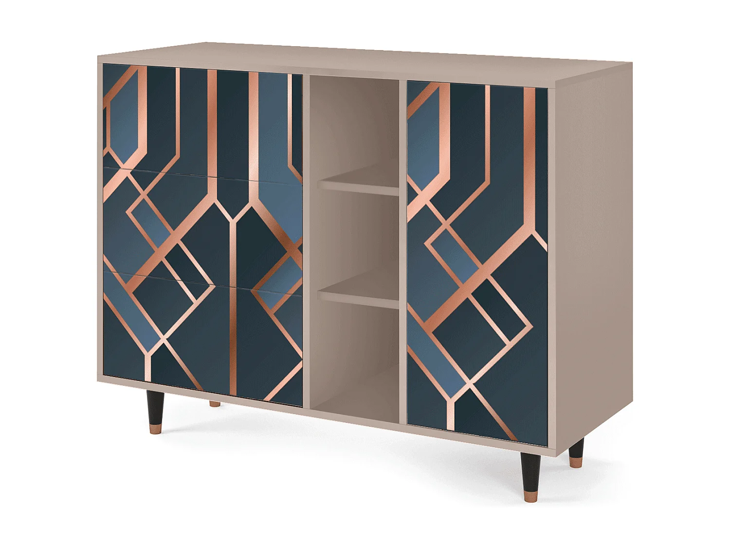 Dressoir - 125x98x48 cm - BS2 - Ashy 1920', Latte