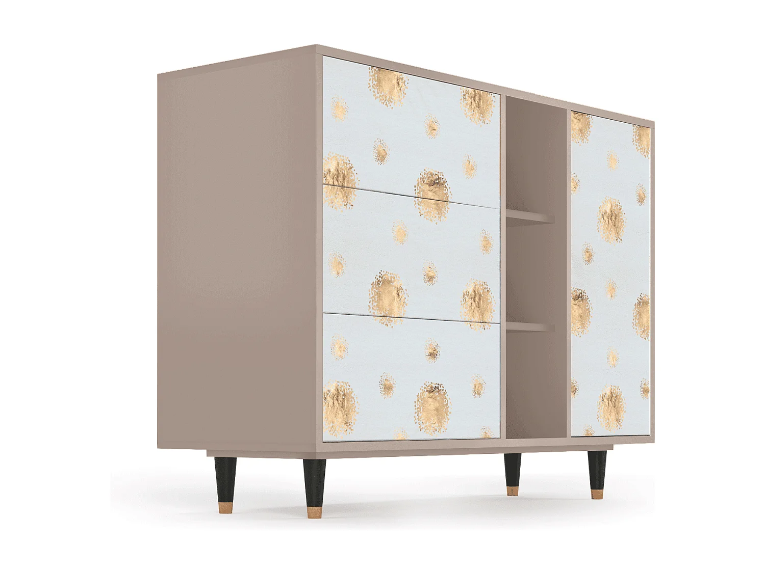 Dressoir - 125x98x48 cm - BS2 - Sky Latte, Latte
