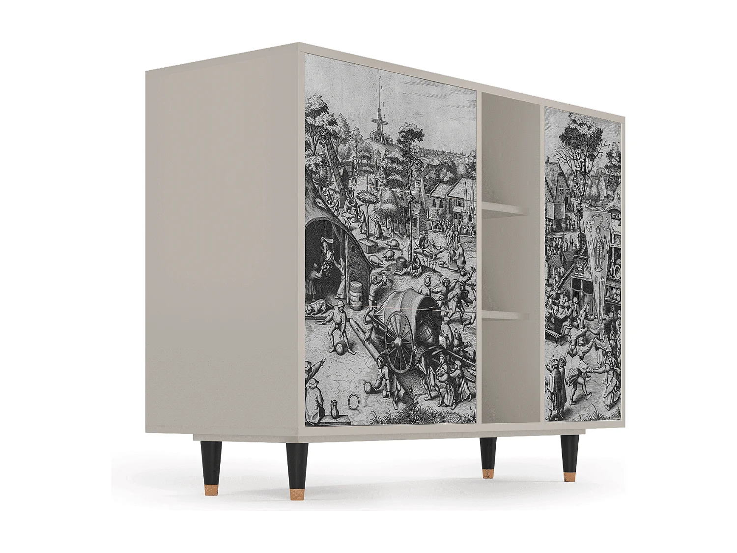 Buffet - 125x98x48 cm - BS2 - The Festival of Saint, Sable