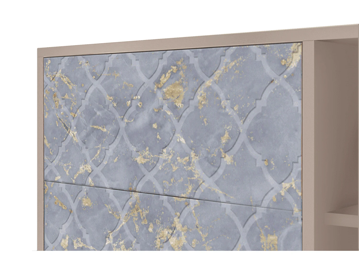 Credenza - 125x98x48 cm - BS2 - Golden Smoke, Latte