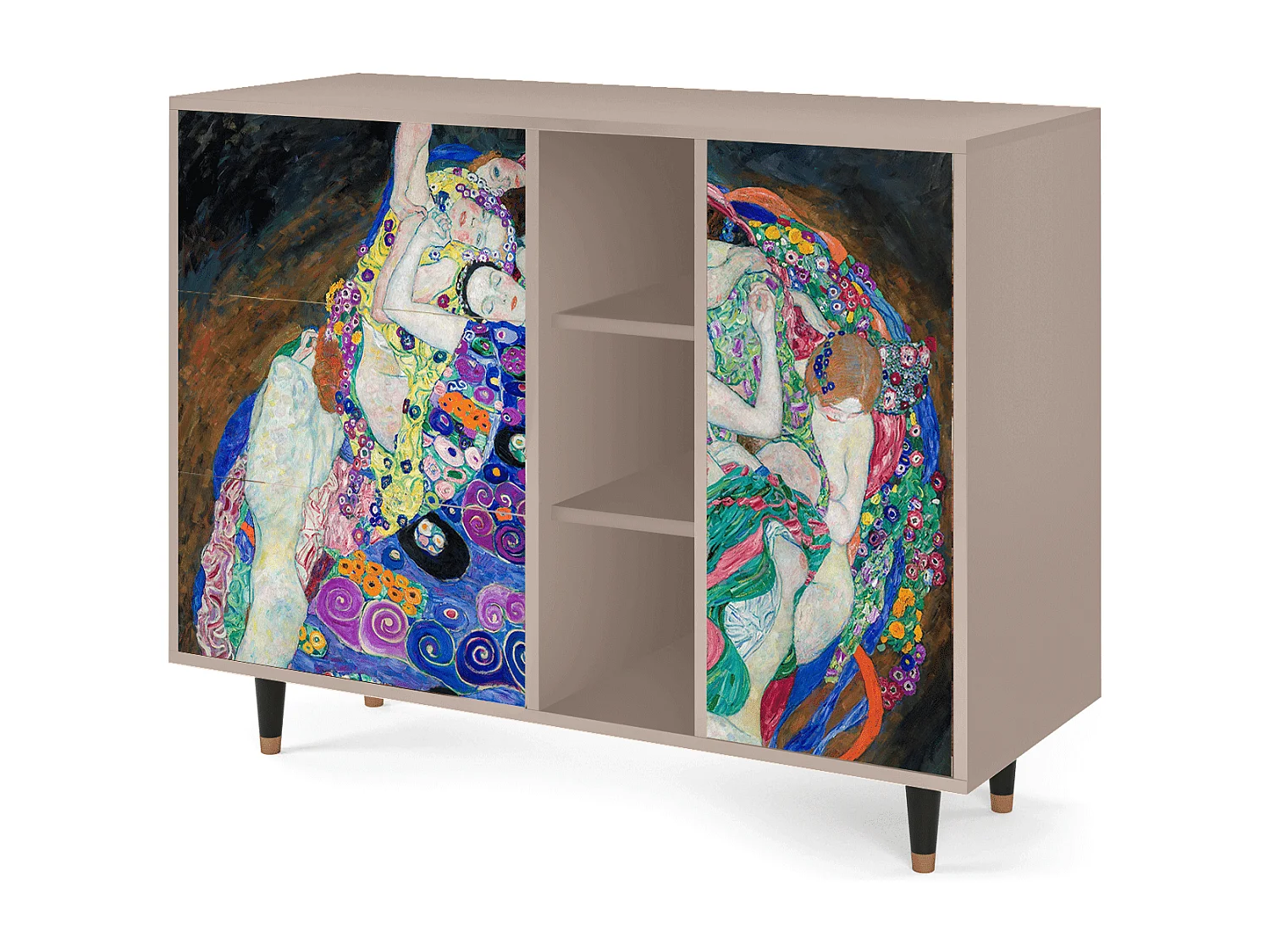 Buffet - 125x98x48 cm - BS2 - The Maiden by Klimt, Latte