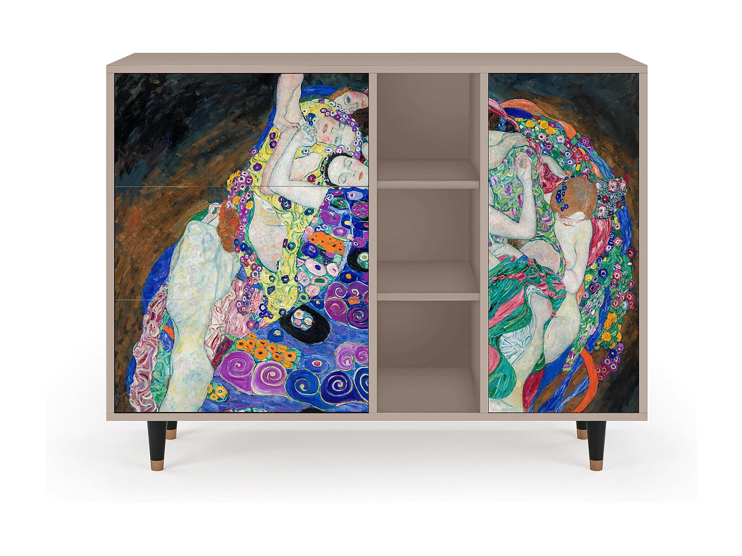 Credenza - 125x98x48 cm - BS2 - The Maiden by Klimt, Latte