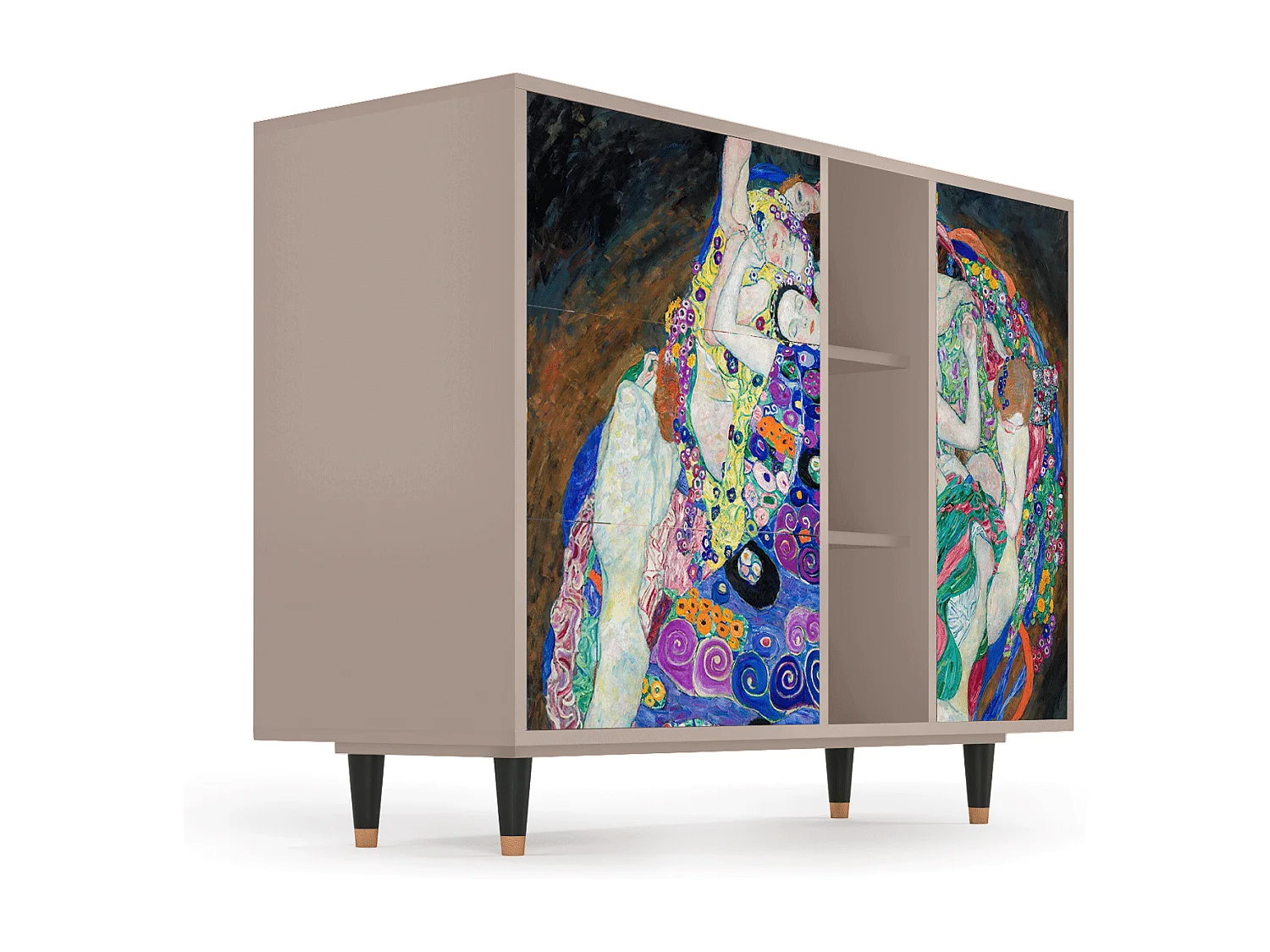 Credenza - 125x98x48 cm - BS2 - The Maiden by Klimt, Latte
