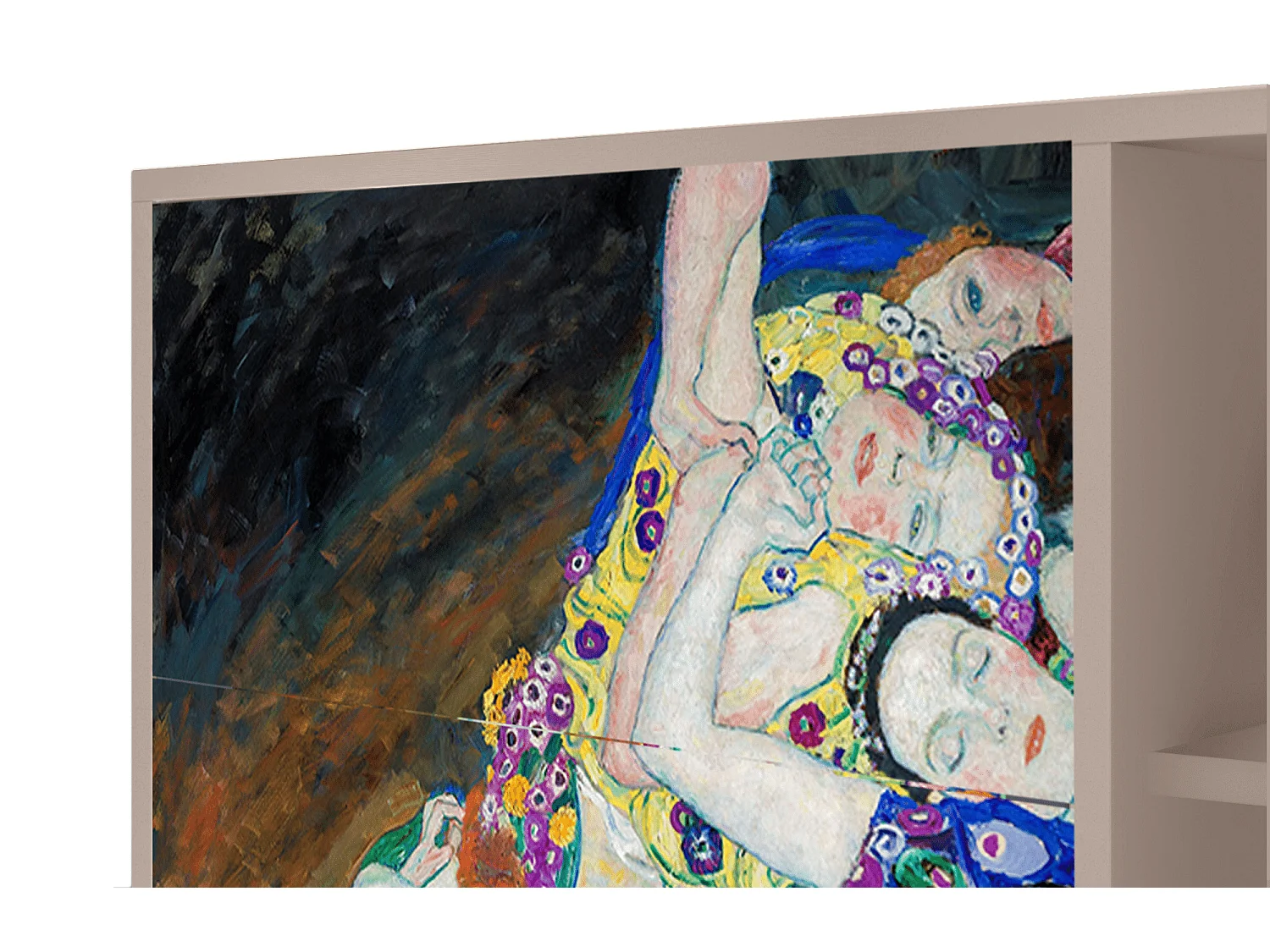 Credenza - 125x98x48 cm - BS2 - The Maiden by Klimt, Latte