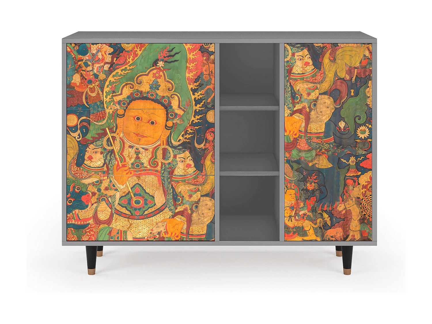 Dressoir - 125x98x48 cm - BS2 - God by Vaisravana , Grijs