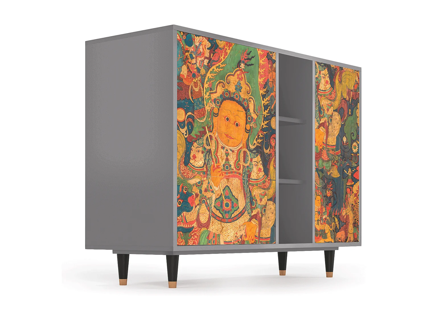 Dressoir - 125x98x48 cm - BS2 - God by Vaisravana , Grijs