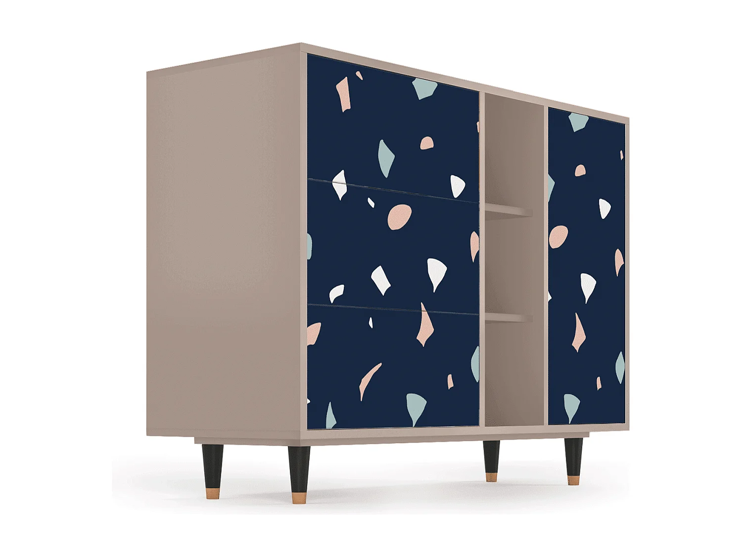 Aparador - 125x98x48 cm - BS2 - Space Satellites, Latte