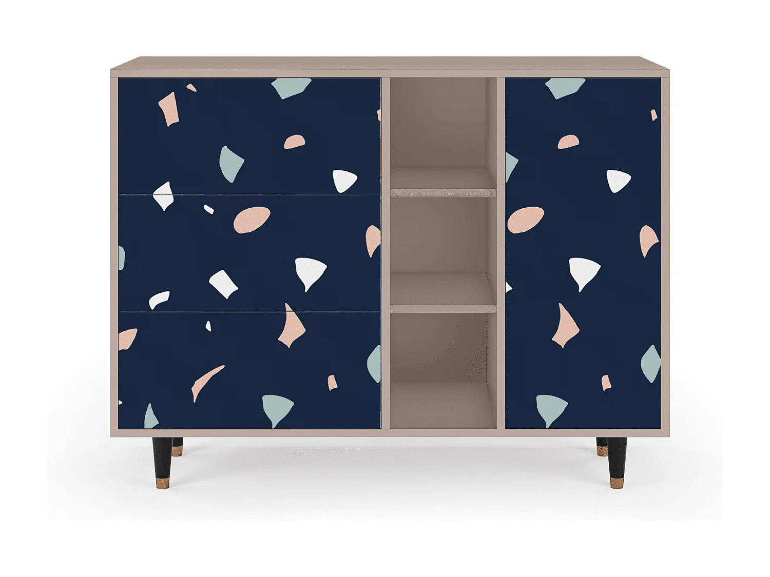 Buffet - 125x98x48 cm - BS2 - Space Satellites, Latte